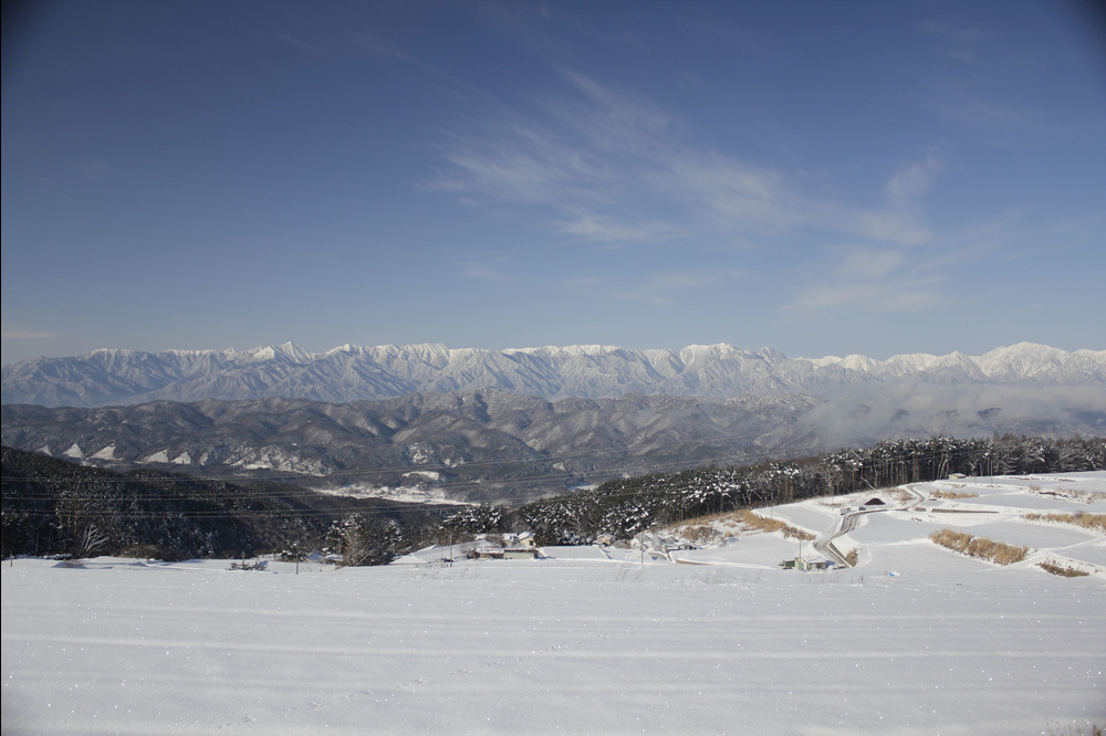 冬の北アルプス